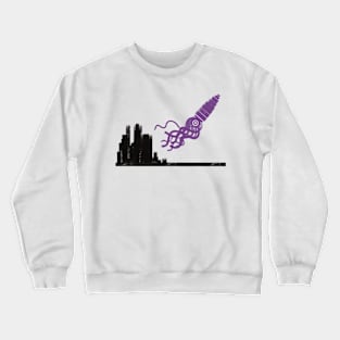 Giant Squid Attack Crewneck Sweatshirt